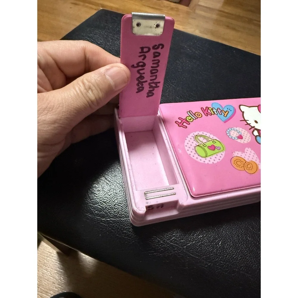 Hello Kitty‎ Pencil Case Trinket Box Hidden Compartments Puffy Push Button Vinyl